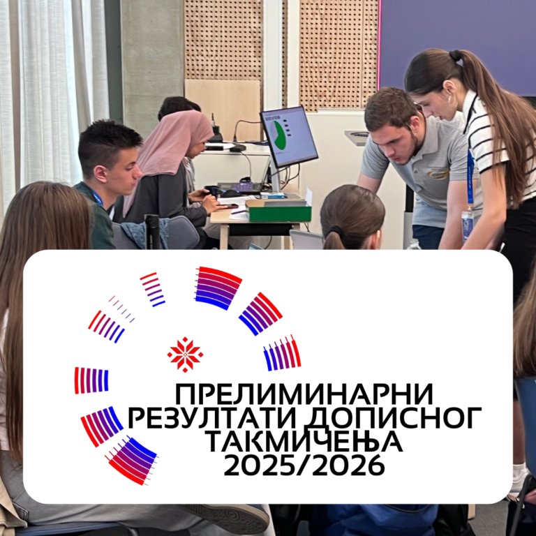 Прелиминарни резултати дописног такмичења 2025/2026